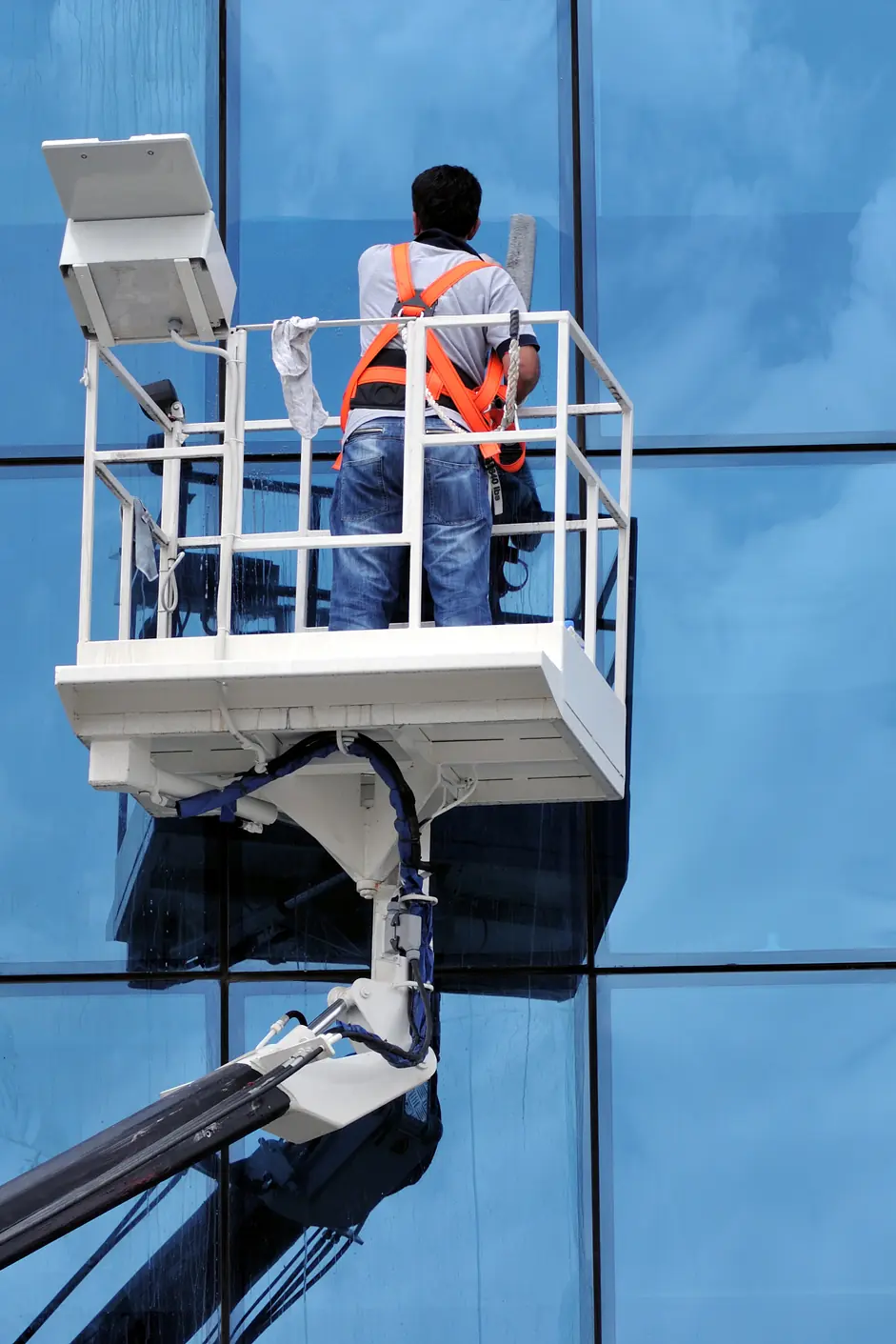office building window cleaning